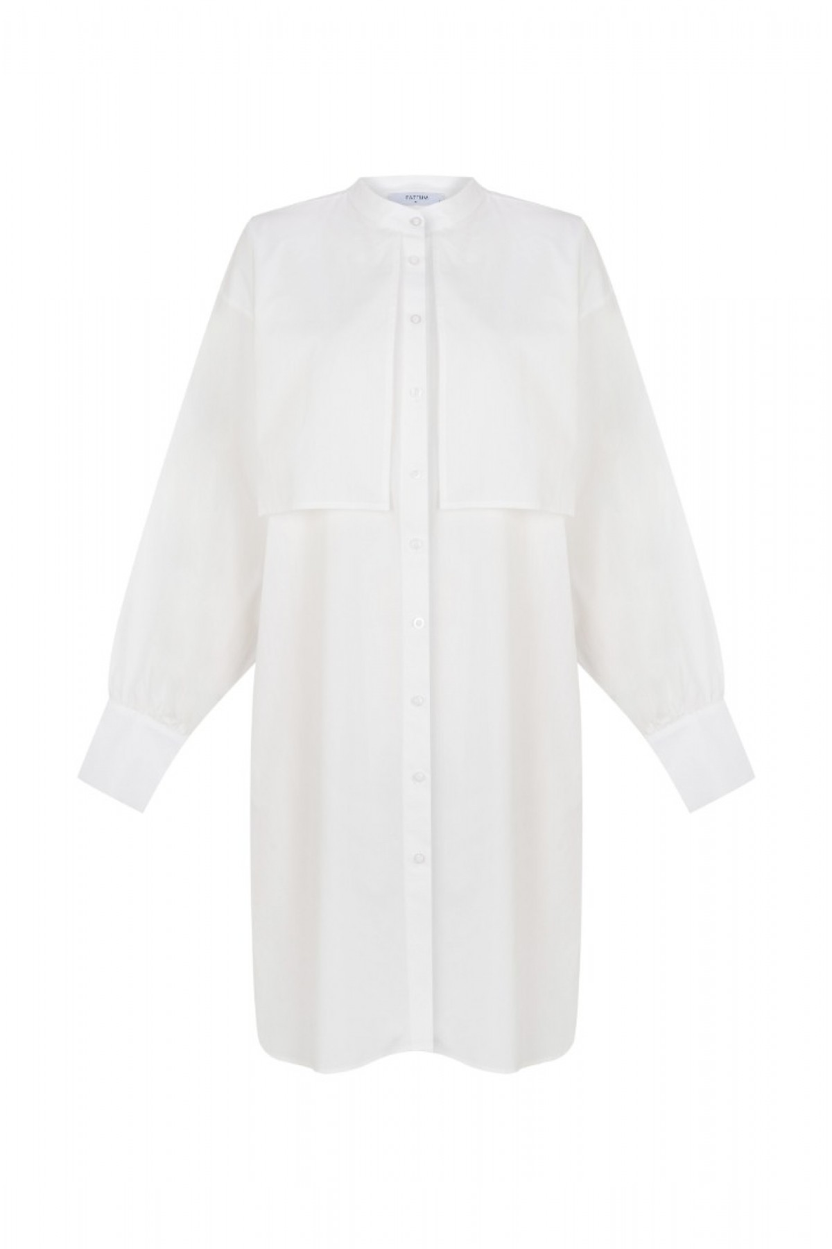 Fattum Windy Poplin Shirt White