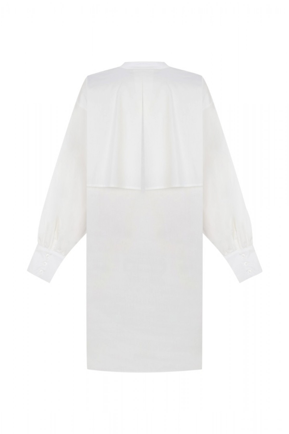 Fattum Windy Poplin Shirt White